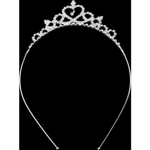 Kids Flower Girl Children Wedding Prom Tiara Crown Headband - Kid Size Baby Princess Headband Girls Hair Band Hair Accessories