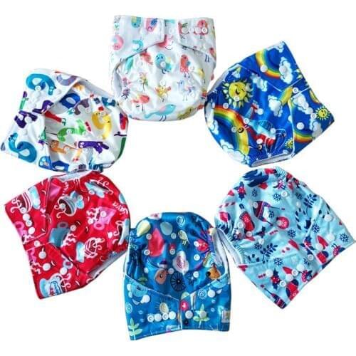 Baby Nappies Diaper Reusable Cloth Diapers One size Nappy Cover Waterproof Newborn Baby Traning Panties Washable Diapers Pocket