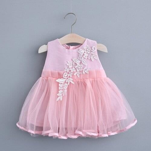 Melario Princess Baby Girl Dress Newborn Infant Baby Girl Clothes Bow Mesh Embroidery Party Dresses Baby Kid Girl clothes