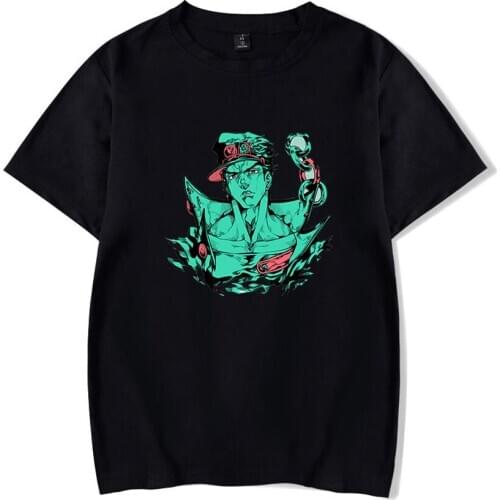 JoJo Bizarre Adventure t shirt anime plus size tops tees summer top mens short sleeve tshirt streetwear t-shirt boys clothes