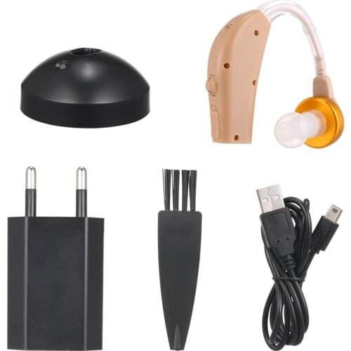 New Hearing Aids Inner Ear Listening Device Sound Amplifier For The Elderly & Adult With Storage Case Hearing Aid Rechargeable