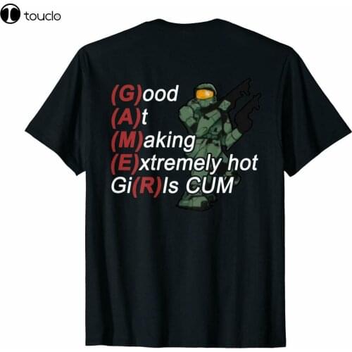 Good At Making Extremely Hot Girls Cum Funny Gamer Black T-Shirt S-3XL