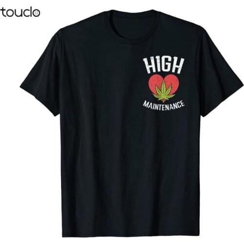 High Maintenance Weed Heart Marijuana Stoner Gift T-Shirt