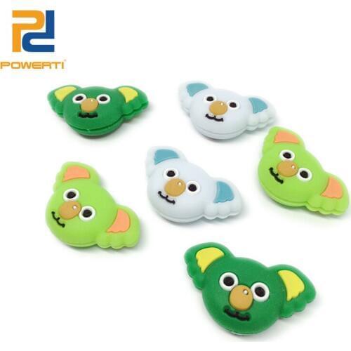 POWERTI Funny Sloth Tennis Racket Vibration Dampener Cute Racquet Damper OEM Tennis Dampener