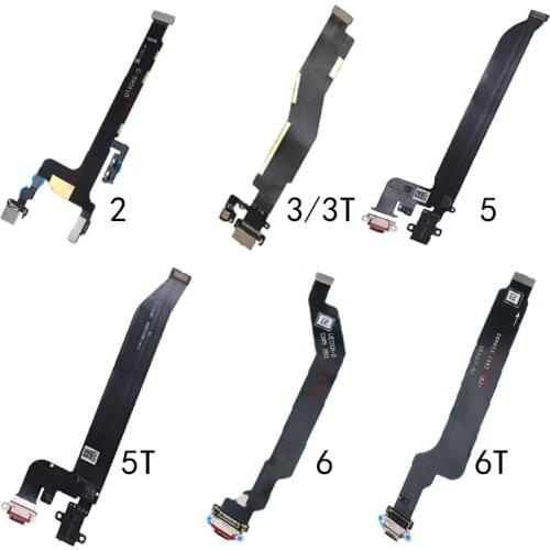 Type-C USB Charging Dock Port Socket Jack Connector Charger Board Flex Cable For OnePlus Three X 2 3 3T 5 5T 6 6T 7 7T 7Pro