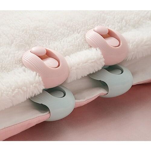 6PCS/Set BedSheet Clips Plastic Slip-Resistant Clamp Quilt Bed Cover Grippers Fasteners Mattress Holder For Sheets Home