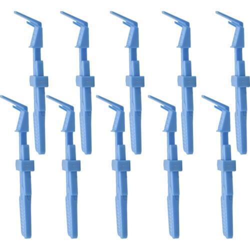 10PCS Dental X ray Film holder clip Blue Plastic X-ray photograph clip oral camera X-ray machine Clinic Snap Clip Autoclavable