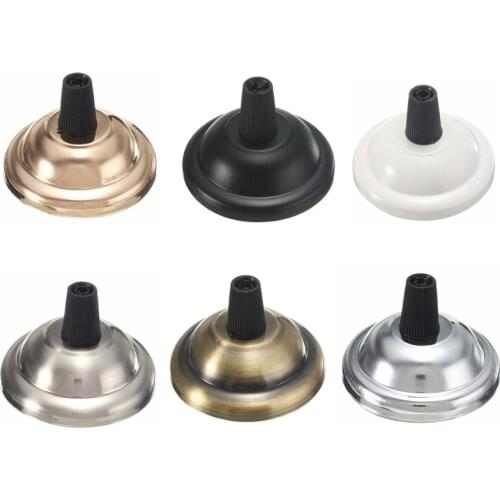 10pcs Vintage Lamp Base Antique Ceiling Plate Metal Ceiling Lamp Holder Electroplating Iron Fitting Chandelier Base DIY Lighting