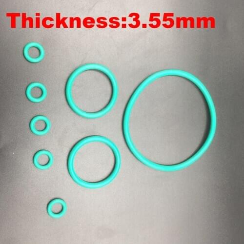 4pcs 67x3.55 67*3.55 68x3.55 68*3.55 69x3.55 69*3.55 OD*Thickness Green Fluoro FKM Fluorine Rubber O-Ring Oil Seal O Ring Gasket