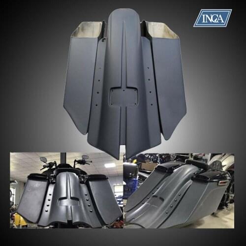 INCA Customization Motorcycle Adaptations Accessory Rear Covers With Seat Post/Side Bags for Softail Touring