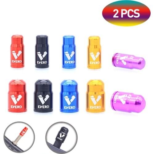 Aluminum Bicycle Tire Valve Cap Schrader Presta Protector Colorful Ultralight Mountain Road Bike MTB Accessories 2pcs