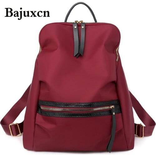Женские красные рюкзаки Bajuxcn China At AliExpress