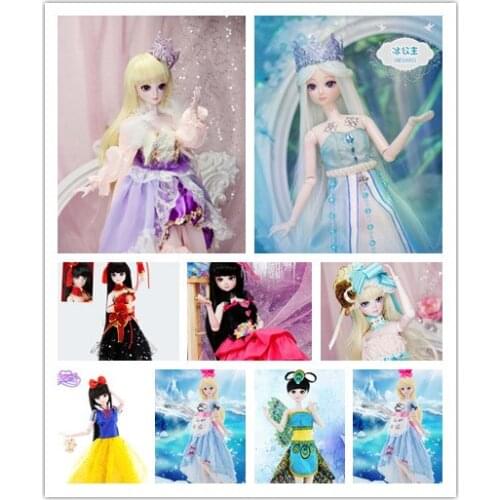 Free shipping 1/4 50cm 19" cute BJD joints doll toys ABS DIY girl dolls toy set birthday gift