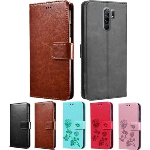 Phone Cover For Xiaomi Redmi 9 Global Case Flip PU Leather Wallet Stand Capa For Redmi 9 Prime чехол Protector Shell Funda Etui