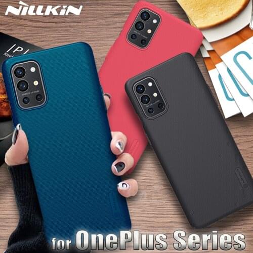 OnePlus 9 Pro 9R Case Nillkin Frosted Shield Hard PC Plastic Phone Back Shockproof Full Cover on One Plus 9 CN/IN/EU/NA