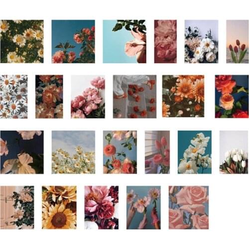 46PCS/lot Flowers Plants Decorative Stickers For DIY Hand Account Scrapbooking Journal Decor Material