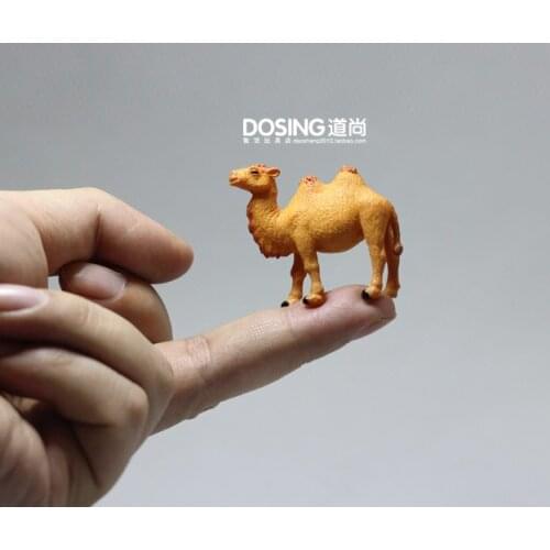 Wild Animal Small Camel Model Ornaments Desert Camel Fairy Garden Miniature Accessories Decor Action Figures Figurine Toys