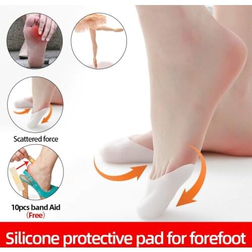 Elastic Forefoot Silicone Toe Separator Use for Women ballet bunion,Thumb Valgus Pain Relief Soft Comfortable Insole