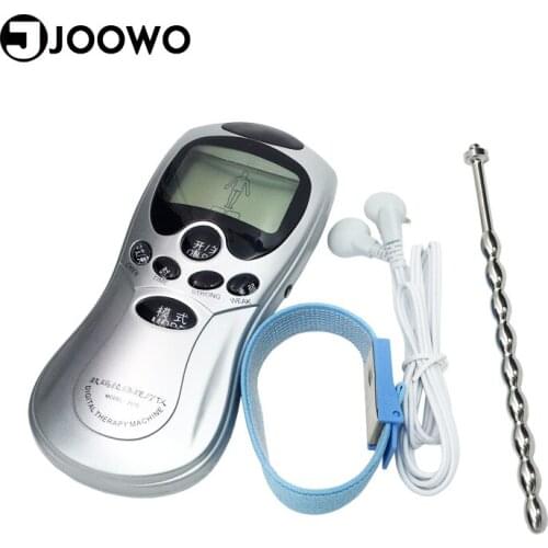 Electro Sex Toys For Men Penis Plug Urethral Dilators Sounding Urethra Stretching Chastity Device Cock Stimulate Rings Wand