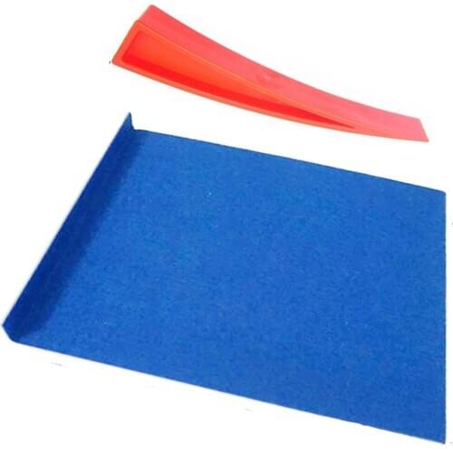 Paintless Dent Repair Tools Black Window Guard Protect with Felt Paintless Dent Removal Window Curve Wedge for Car Repair