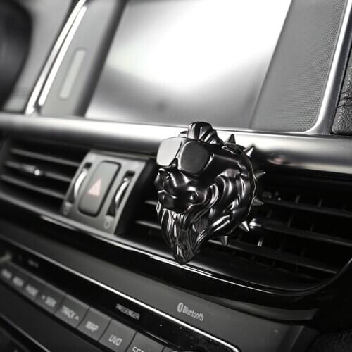 Creative Lion Car Perfume Unique Design Bulldog Car Air Freshener Cool Car Fragrance Vent Clip Smell the Car