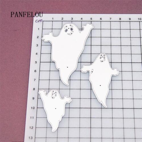 Halloween ghost 1lot=3pcs paper die cutting stencils punch Metal cuts dies cutting dies Scrapbooking DIY Embossing mould card