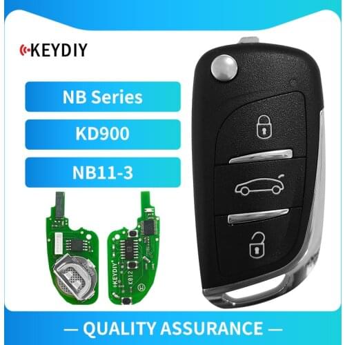 KEYDIY KD Remote NB11 Universal Multi-Functional Remote Key 3 Button NB Series Key for KD900 URG200 Remote Master