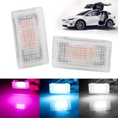 Car Interior Reading Light For Tesla Model 3 Model S Model X 1 pair Car Door Atmosphere Light Replacement Indoor Trunk Light