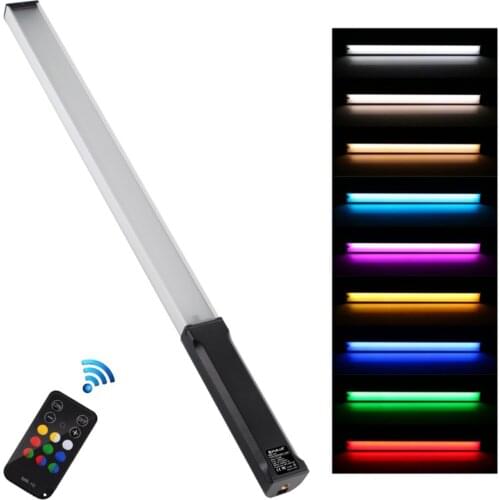 LED Fill Light Wand Rechargeable Flash Tube Lights Stick Remote Control Photography Lighting 10W