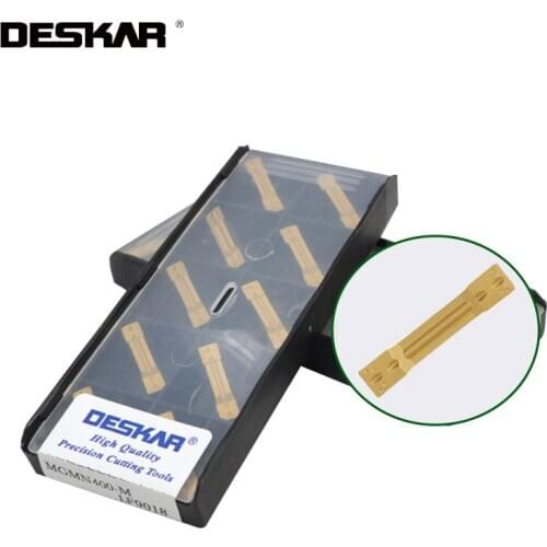 10Pcs DESKAR MGMN150G MGMN200 MGMN250 MGMN300 MGMN400 MGMN500 LF9018 Carbide insert CNC Grooving lathe insert MGMN For steel