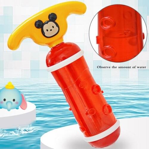 Disneys Mickey Water Gun Bathroom Squirt Spray Pull-Out Children Play In The Water Bathing Beach Toys For Children Outdoor Toy