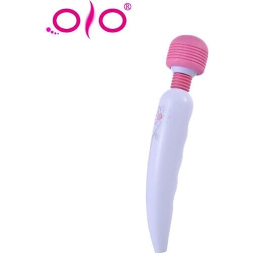 OLO Women Rechargeable AV Wand Vibrator Powerful Clit G-Spot Massager Stimulator Female Masturbator Adult Sex Toys