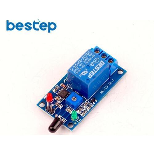 1 Channel 5V Flame Sensor Module Fire Detection Fire Alarm Sensor Relay Module