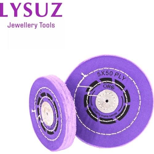 3Pcs ORO Polish Buff High Quality Berry Muslin Cotton Cloth Gold Silver Jewelry Dental DIY Polishing Wheels Lysuz