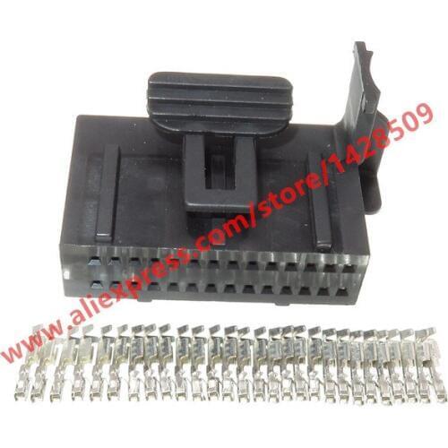 5 Sets 28 Pin Electrical Auto Wiring Harness Connector Female Auto Connector With Terminals