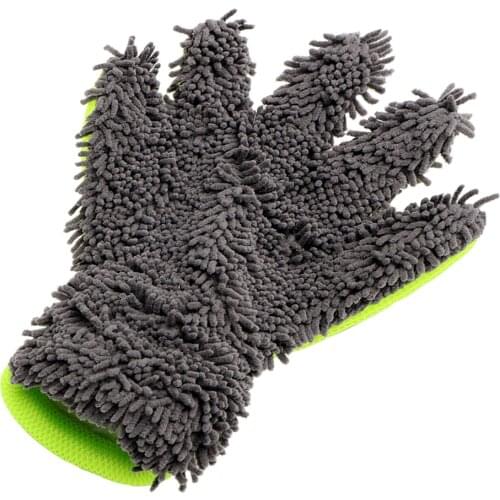 Car Gloves Sponge Duster Cloth Mop Washing Cleaning Tools Microfiber Soft Motorcycle Caravan 4x4 Care Detailing Auto Accessories