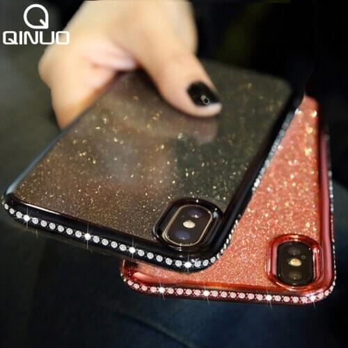 Shine Rhinestone Case For SamSung Galaxy S20 Ultra S8 S9 S10 Plus Note 10 8 9 A51 A71 A70 A50 A40 A11 A21S Glitter Diamond Cover