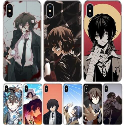 Bungou Stray Dogs Dazai Osamu Cover Phone Case For Iphone 11 12 Mini Pro 7 6 X 8 6S Plus XS MAX + XR 5S SE 10 9 Art TPU Coque Ca