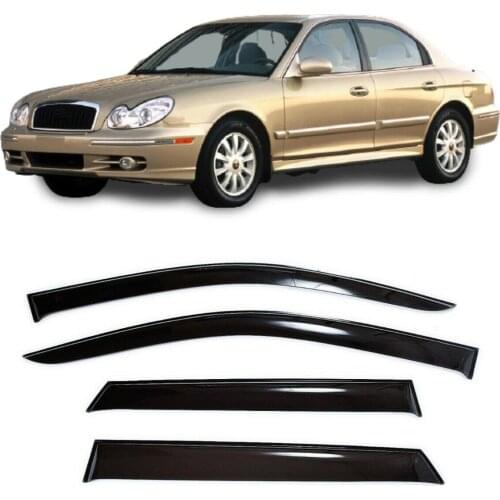 For Hyundai Sonata EF 1998 1999 2000 2001 2002 2003 2004 Window Side Visors Sun Rain Guard Vent Deflectors