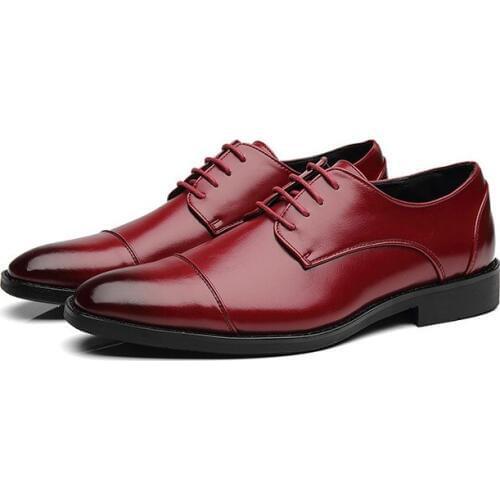 Italian mens formal shoes genuine leather oxford shoes for men black 2020 dress wedding business laces leather brogues shoes