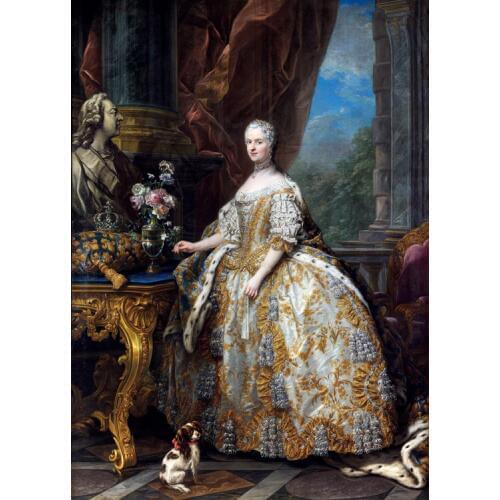 Free shipping count figure prints painting classical queen canvas prints oil painting home wall art decoration picture