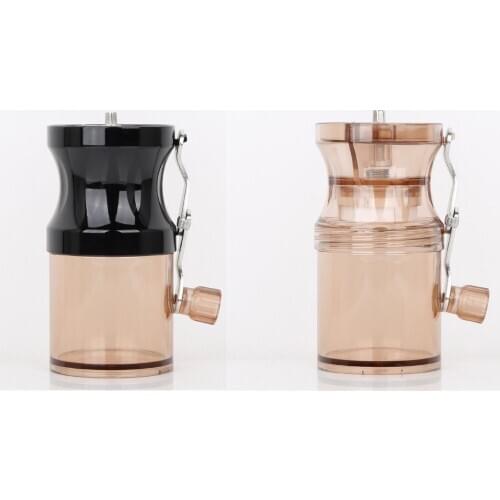 Coffee Grinder Mini Stainless Steel Hand Manual Handmade Adjustable Coffee Bean Burr Grinders Mill Kitchen Tool For Barista