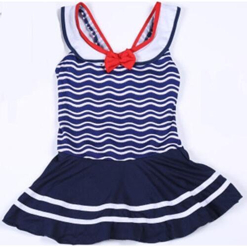 Cute Kids Baby Girls Bikini One-Pieces Striped Tankini Summer Sleeveless Swimwear Swimsuit Children Beachwear