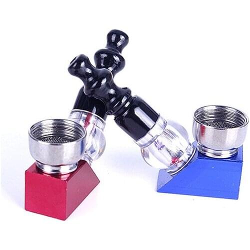 Fashion Tobacco Stems Smok Metal Pipes Portable Creative Smoking DIY Pipe Herb Tobacco Narguile Smoke Cigarette Holder