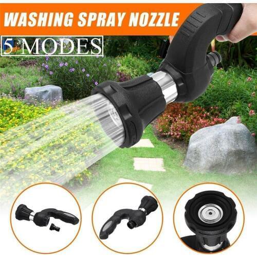 Mighty Power Hose Blaster Fireman Nozzle Lawn Garden Super Powerful Home Original Car Washing by BulbHead Wash Water Your Lawn