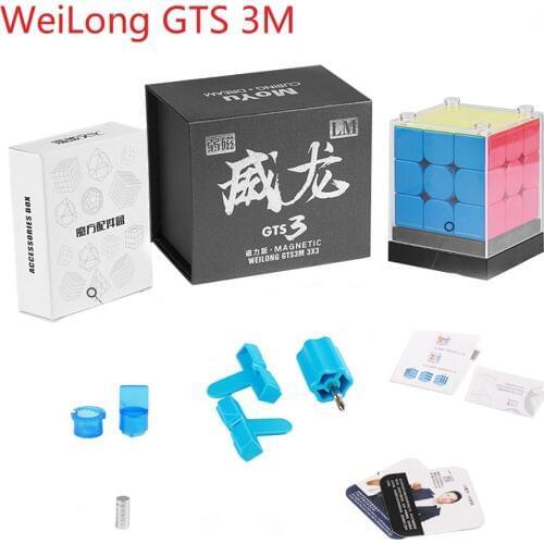 MoYu Weilong GTS3M Regualr GTS V3 Magnetic Cubo Puzzle Professional Weilong GTS 3 M 3x3 GTS3 M Speed CubeS