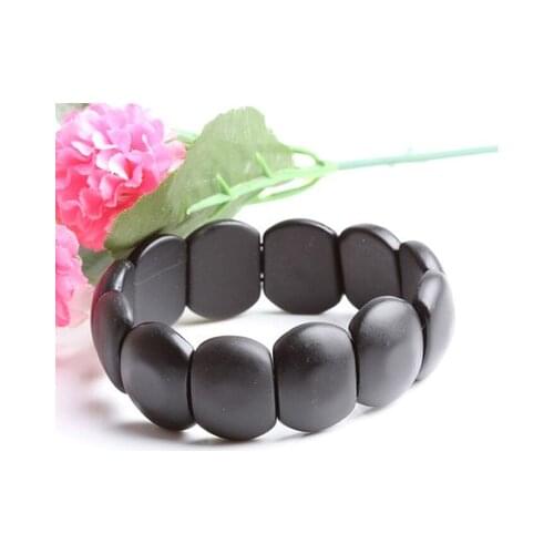 New arrival Real Black Bianshi Natural Bian Stone Bracelet For Men&Women Black Jade Bracelet or bianshi bracelet is High Quality