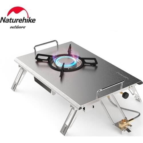 Naturehike New Desktop Folding Single-head Gas Stove Outdoor Picnic Camping Portable Gas Stove Outdoor cooking Tool High Power