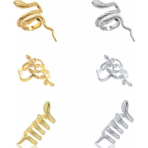 Prevent Allergies 925 Silver Ladies Small Fresh Leaf Ear Clips Without Pierced U-Shaped Ear Clips Fashion Jewelry Birthday Gifts