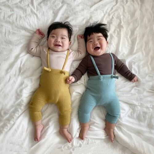 MILANCEL 2021 Autumn New Baby Pants Skinny Boys Trousers Candy Color Girls Leggings Full Length Infant Trousers